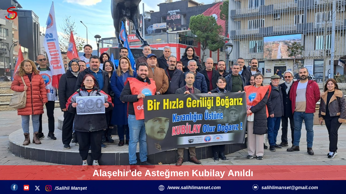 Alaşehir'de Asteğmen Kubilay Anıldı