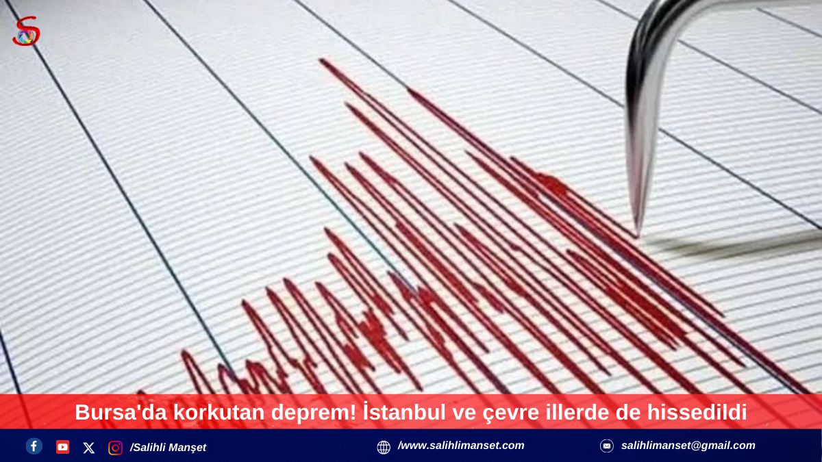 Bursa'da korkutan deprem! İstanbul ve çevre illerde de hissedildi