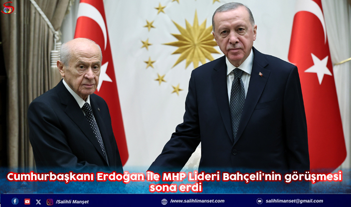 Cumhurbaşkanı Erdoğan ile MHP Lideri Bahçeli'nin görüşmesi sona erdi