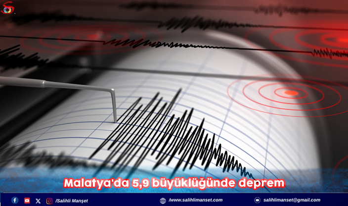 Malatya'da 5,9 büyüklüğünde deprem