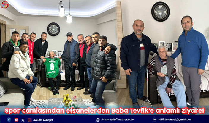 Spor camiasından efsanelerden Baba Tevfik'e anlamlı ziyaret