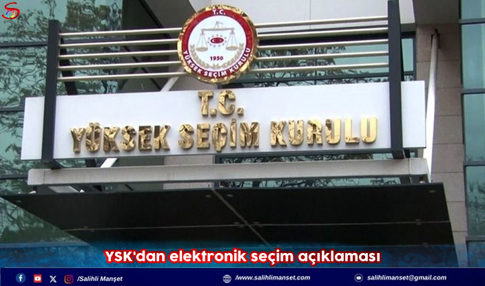 YSK'dan elektronik seçim açıklaması